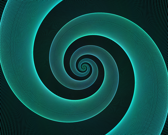 An image showcasing a vibrant palette of swirling colors, representing the convergence of series tests