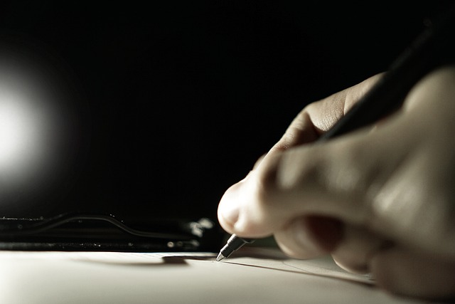 An image showcasing a hand holding a pen, delicately crafting a persuasive waiver request letter, with a bright spotlight illuminating the paper and emphasizing the importance of effective tips and strategies for unlocking your FINRA exam success
